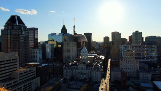 Baltimore, Maryland Drone Footage 4K 0550