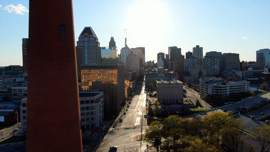 Baltimore, Maryland Drone Footage 4K 0552