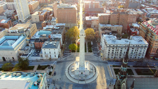 Baltimore, Maryland Drone Footage 4K 0556