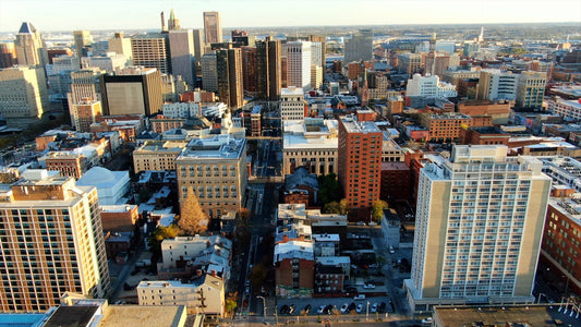 Baltimore, Maryland Drone Footage 4K 0561
