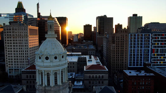 Baltimore, Maryland Drone Footage 4K 0570