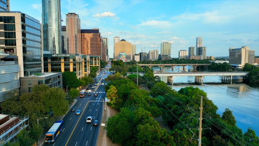 Austin, Texas Drone Footage 591