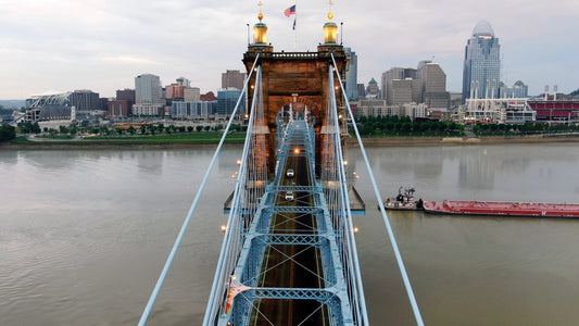 Cincinnati, Ohio Drone Footage 001