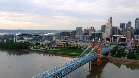 Cincinnati, Ohio Drone Footage 002