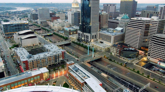 Cincinnati, Ohio Drone Footage 004