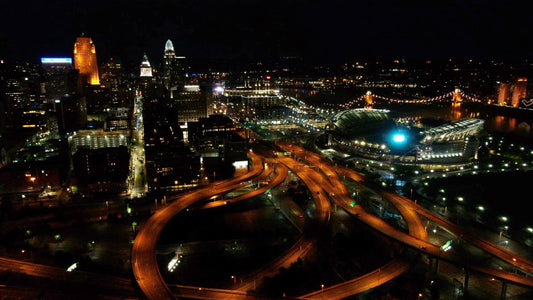 Cincinnati, Ohio Drone Footage 008