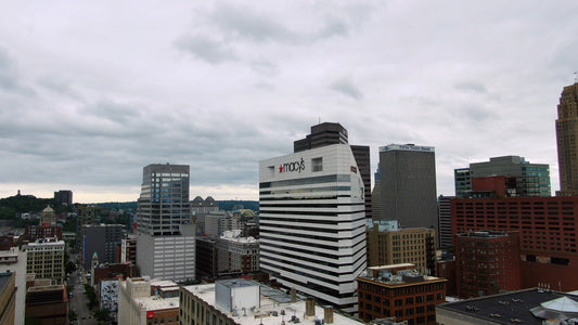 Cincinnati, Ohio Drone Footage  013 B