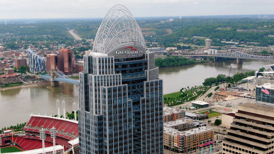 Cincinnati, Ohio Drone Footage 014