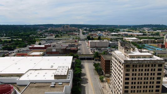 Dayton, Ohio Drone Footage 004 C