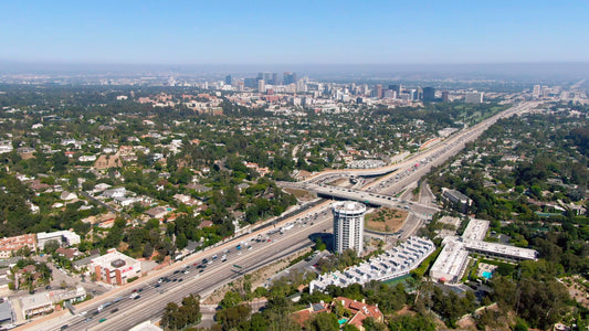 Los Angeles, California Drone Footage 004