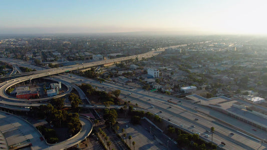 Los Angeles, California Drone Footage 017 B