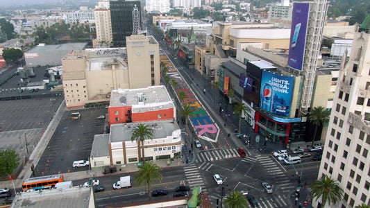 Los Angeles, California Drone Footage  023 B