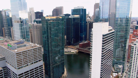 Chicago, Illinois Drone Footage 005 B