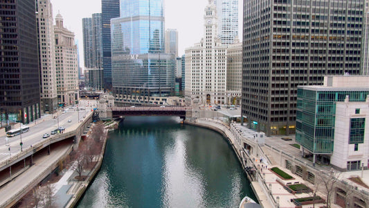 Chicago, Illinois Drone Footage 007
