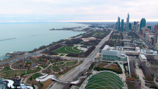 Chicago, Illinois Drone Footage 008