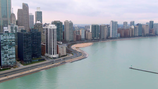 Chicago, Illinois Drone Footage 013