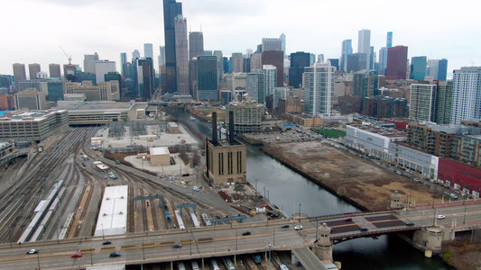 Chicago, Illinois Drone Footage 018