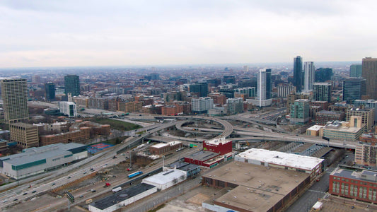 Chicago, Illinois Drone Footage 019