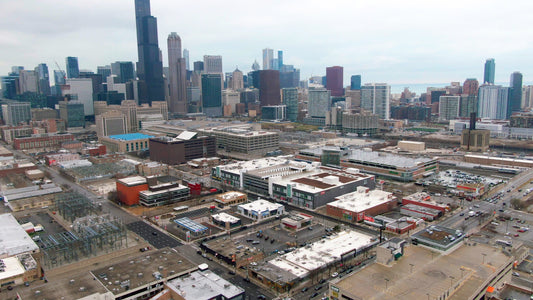 Chicago, Illinois Drone Footage 023