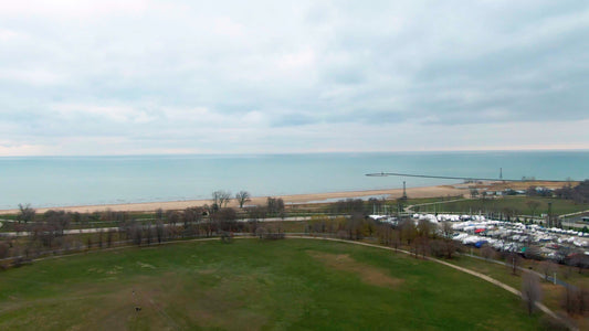 Chicago, Illinois Drone Footage 024