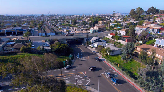San Diego, California Drone Footage  0311