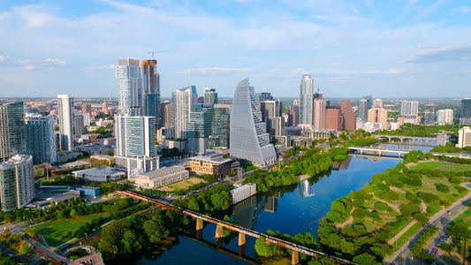 Austin, Texas Drone Footage 572