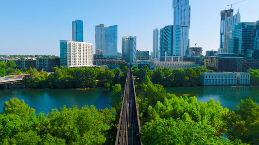 Austin, Texas Drone Footage 699