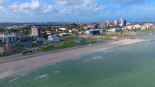 Corpus Christi, Texas Drone Footage 4K 0847 B
