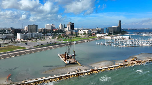 Corpus Christi, Texas Drone Footage 4K 0849