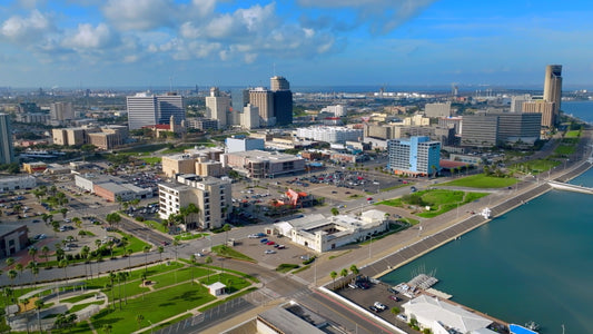 Corpus Christi, Texas Drone Footage 4K 0856