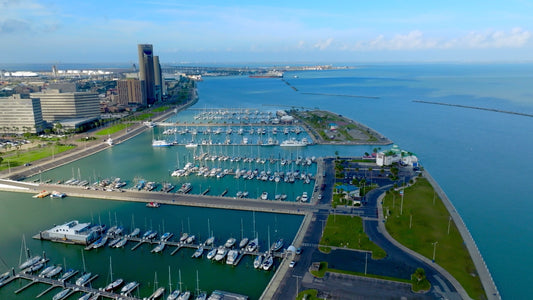 Corpus Christi, Texas Drone Footage 4K 0858