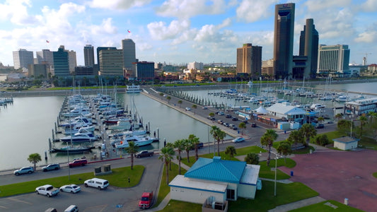 Corpus Christi, Texas Drone Footage 4K 0859