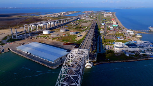 Corpus Christi, Texas Drone Footage 4K 0898