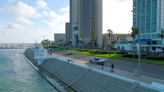 Corpus Christi, Texas Drone Footage 4K 0902