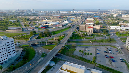 Corpus Christi, Texas Drone Footage 4K 0907