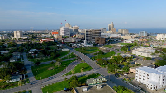 Corpus Christi, Texas Drone Footage 4K 0911