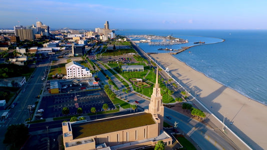 Corpus Christi, Texas Drone Footage 4K 0915