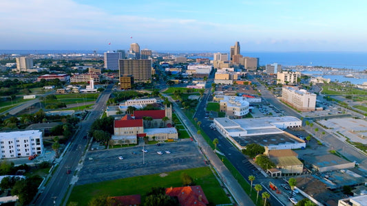 Corpus Christi, Texas Drone Footage 4K 0920