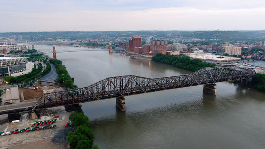 Cincinnati, Ohio Drone Footage 002