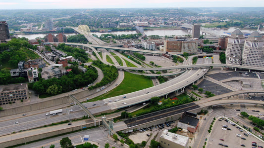 Cincinnati, Ohio Drone Footage 006