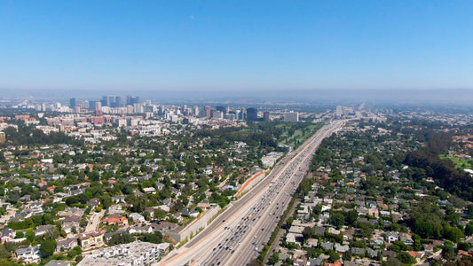 Los Angeles, California Drone Footage 002