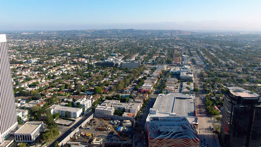Los Angeles, California Drone Footage  013 B