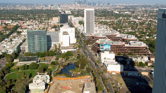 Los Angeles, California Drone Footage 014