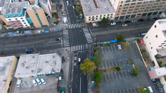 Los Angeles, California Drone Footage  018 B