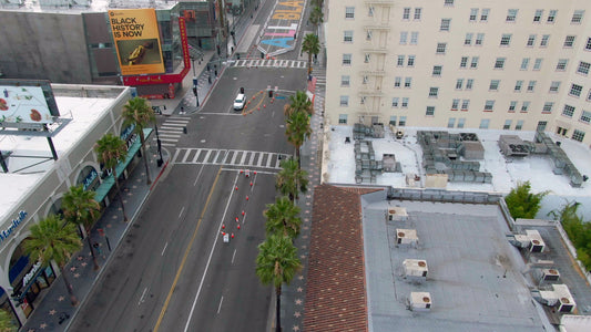 Los Angeles, California Drone Footage 025