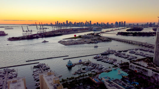 Miami Drone Footage 5K 095