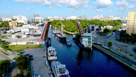 Miami Drone Footage 5K 0778