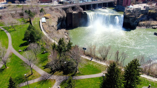 Rochester, New York Drone Footage 4K 048